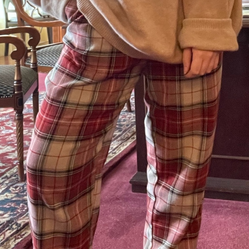 H&M Red and White Trousers